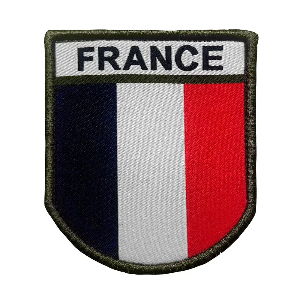 Écusson France brodé haute visibilité – Image 2