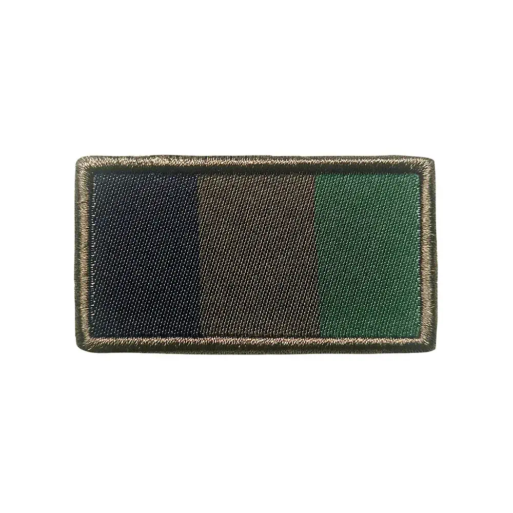 Patch drapeau français brodé basse visibilité – Image 2