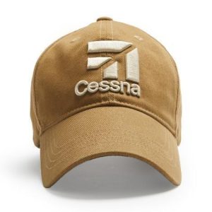 Casquette CESSNA TAN