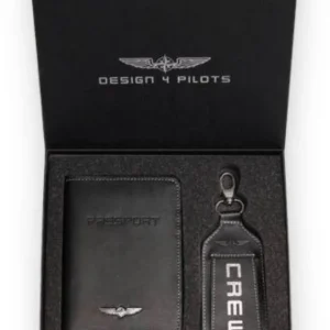 Coffret protège passeport + étiquette à bagage