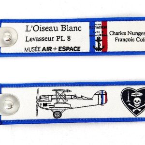 Porte-clés flamme L'Oiseau Blanc