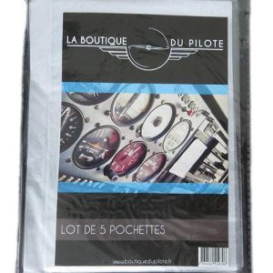 LOT DE 5 POCHETTES