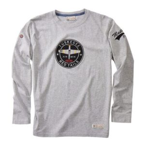 T-Shirt TUSKEGEE AIRMEN Gris Manches longues - Red Canoe